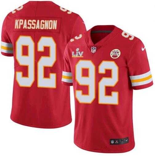 Nike Men & Women & Youth Chiefs 92 Tanoh Kpassagnon Red 2021 Super Bowl LV Vapor Untouchable Limited Jersey,We sell and wholesale Nike Men & Women & Youth Chiefs 92 Tanoh Kpassagnon Red 2021 Super Bowl LV Vapor Untouchable Limited Jersey on line form chian!